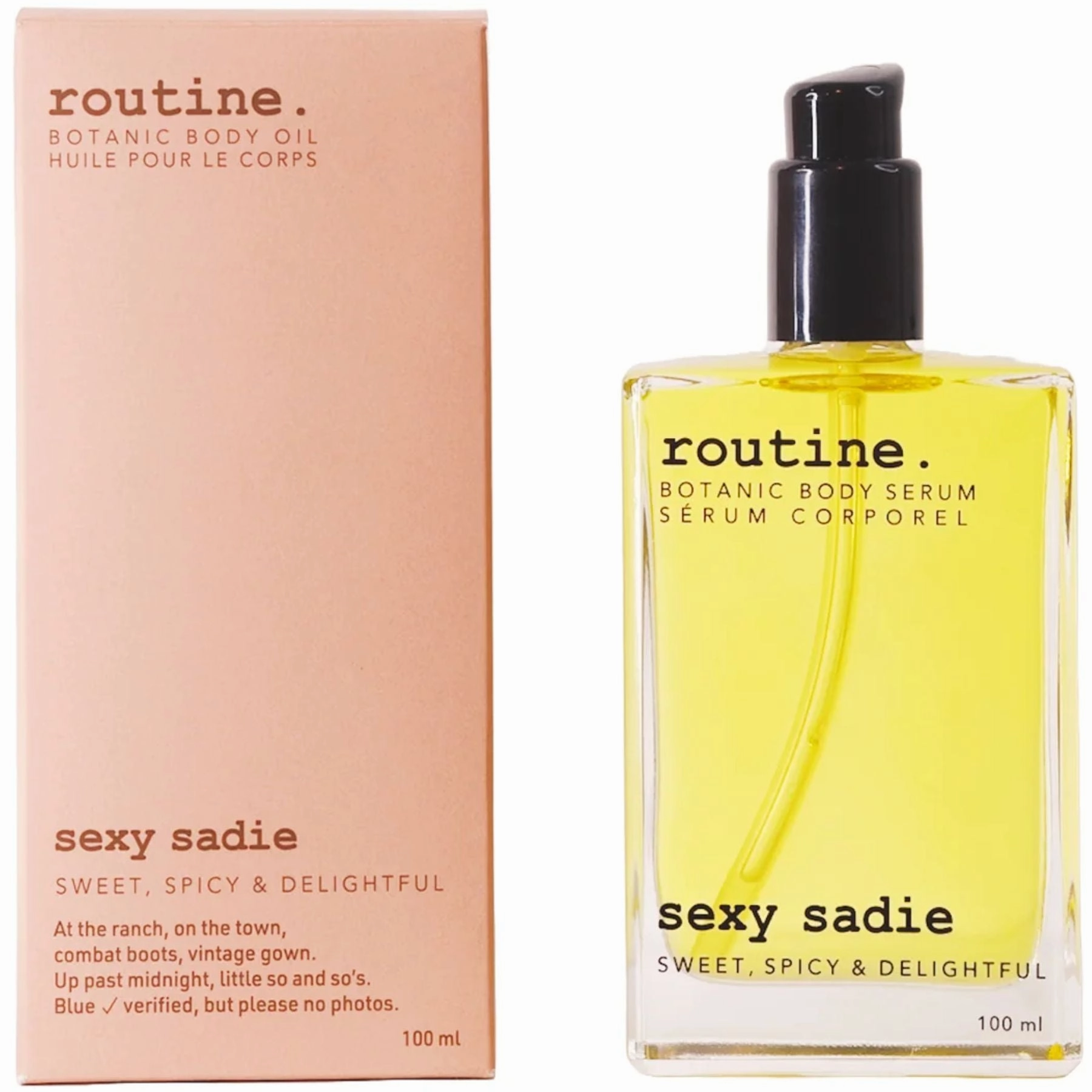 Routine Botanic Body Oil - Sexy Sadie 100mL