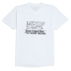 Running Shoes 411 VX T-Shirt - White Cameras