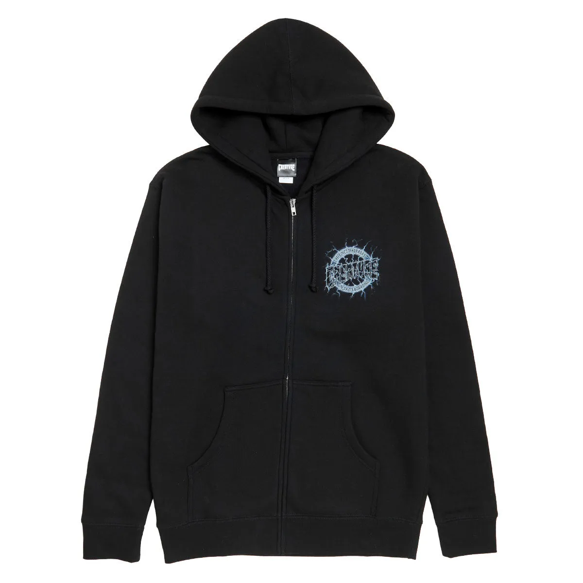 Running Shoes Creature Finest Strike Zip Up Hoodie - Black Kindergarten Gear