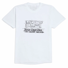 Running Shoes 411 VX T-Shirt - White Cameras