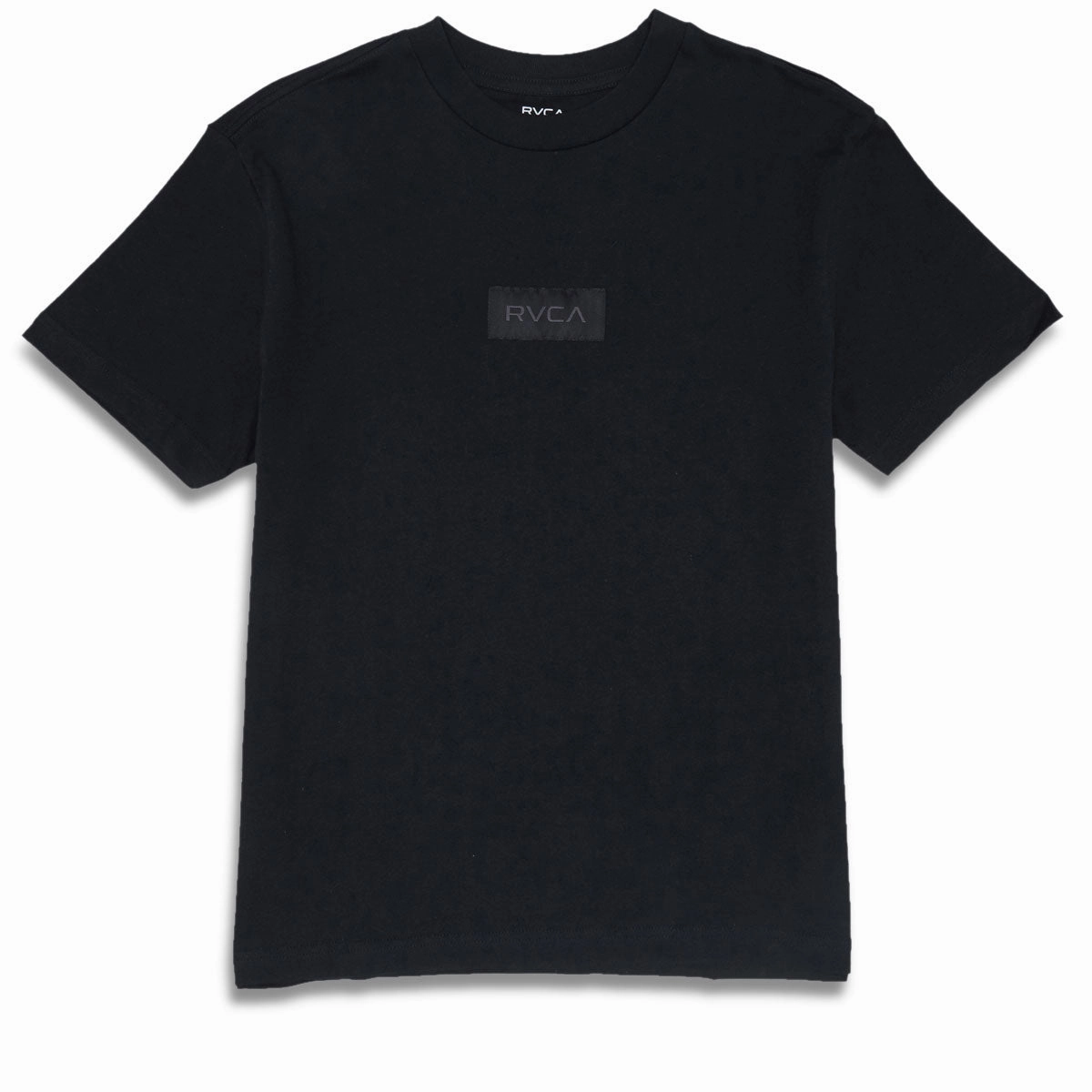 RVCA Big Label T-Shirt - Black Organic Food Cruise Ships