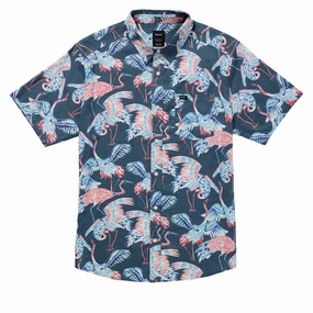 RVCA Day Break Shirt - Duck Blue Packaging Materials Towels