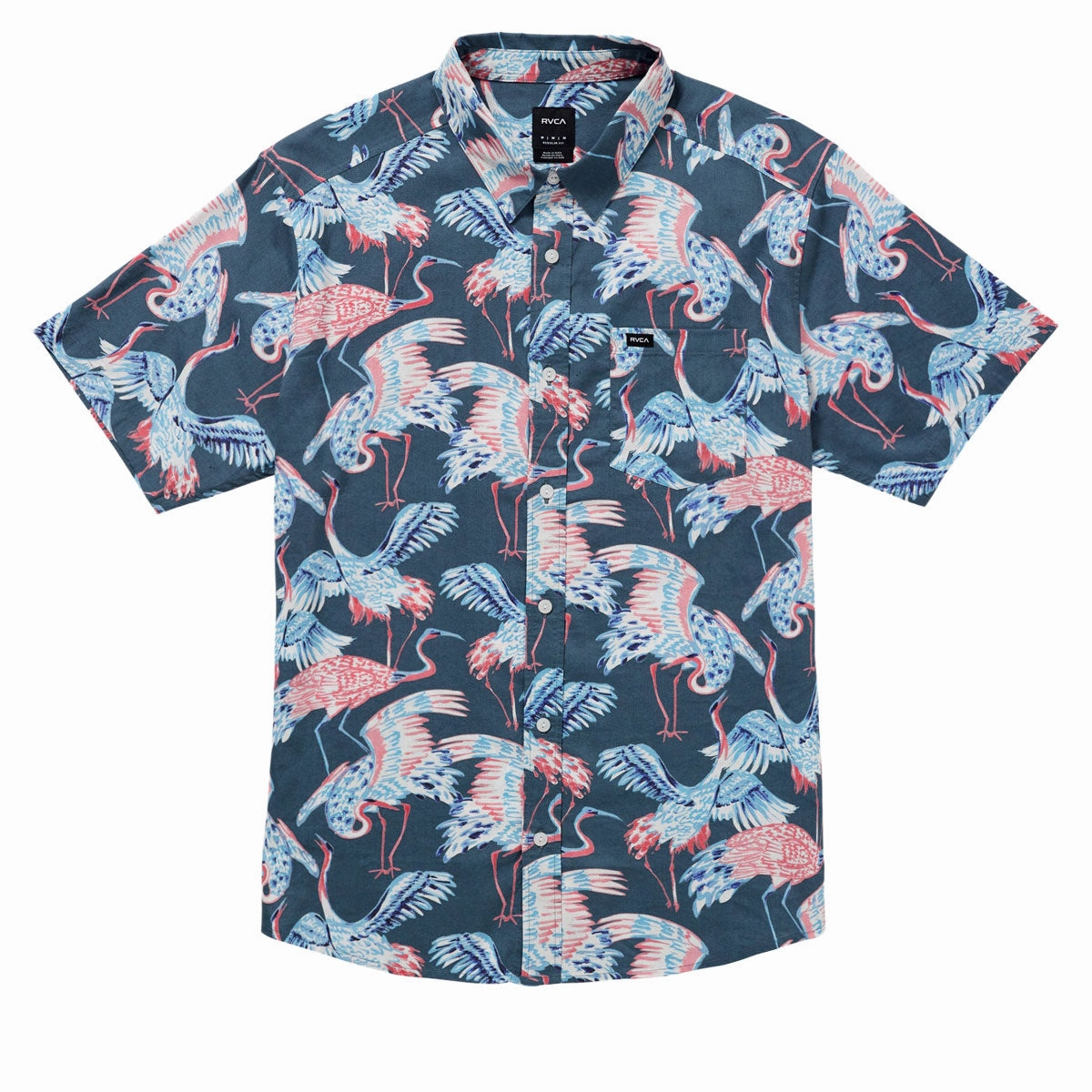 RVCA Day Break Shirt - Duck Blue Packaging Materials Towels