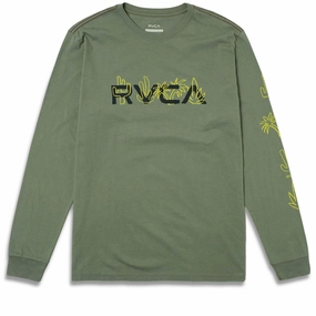 RVCA Desertscape Long Sleeve T-Shirt - Jade Activities Budget-Friendly