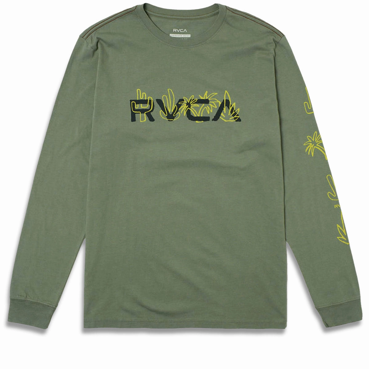 RVCA Desertscape Long Sleeve T-Shirt - Jade Activities Budget-Friendly