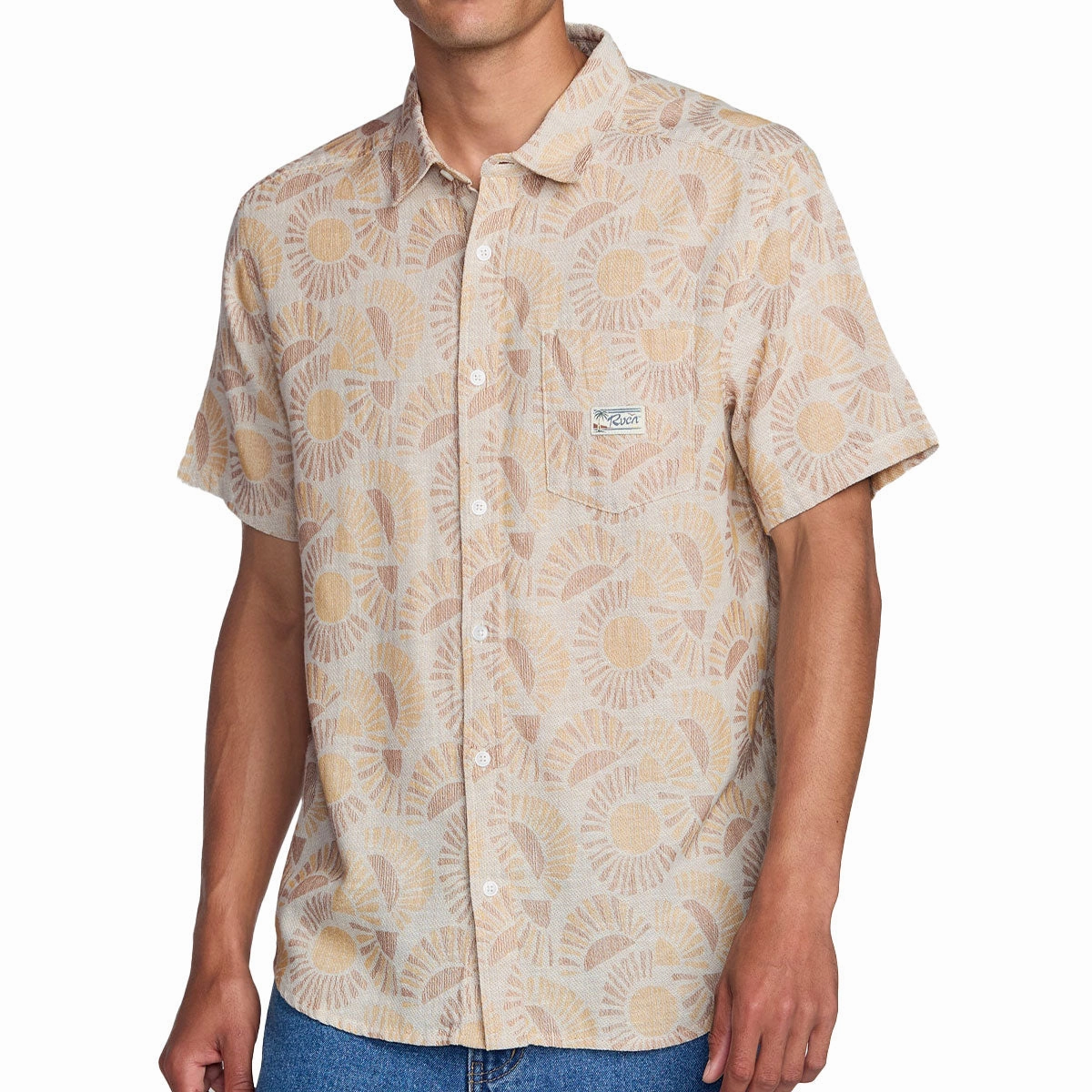RVCA Exotica II Shirt - Natural DVDs New Arrivals