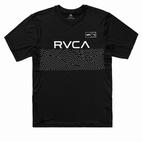 RVCA Hawaii Sport Vent Sleeve T-Shirt - Black 2 Hotel Amenities Tape