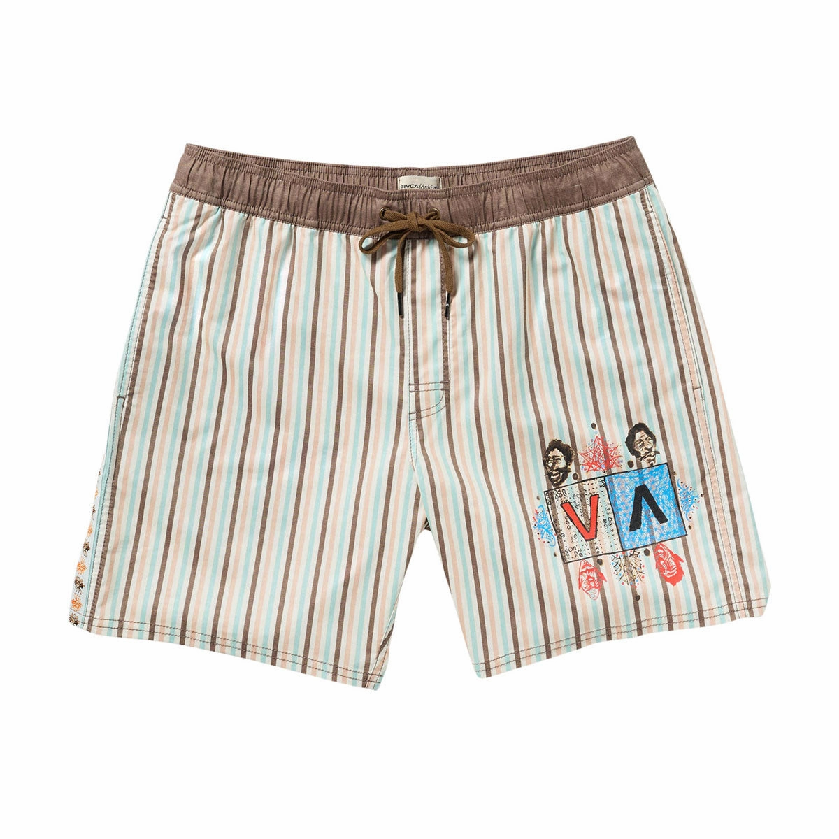 RVCA Jacobs Archive Strp Elastic 17 Boardshorts - Multi Running Shoes Children's Shoes
