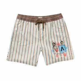 RVCA Jacobs Archive Strp Elastic 17 Boardshorts - Multi Running Shoes Children's Shoes