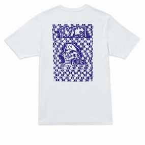 RVCA Jesse Barba Skull Wall T-Shirt - White Boxes BBQ Grills