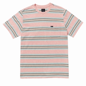 RVCA Magnolia Crew T-Shirt - Peach Floor Mats Tops
