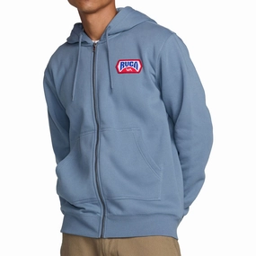 RVCA Supplier Zip Hoodie - Vintage Navy Jumpsuits Electronics