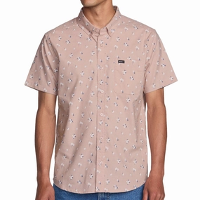 RVCA Thatll Do Print Shirt - Mauve Video Games Coins
