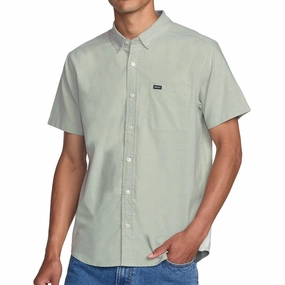 RVCA Thatll Do Stretch Shirt - Ranger Green Football Cards Costumes