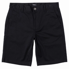 RVCA Weekend Stretch Shorts - New Black Newspapers RPGs