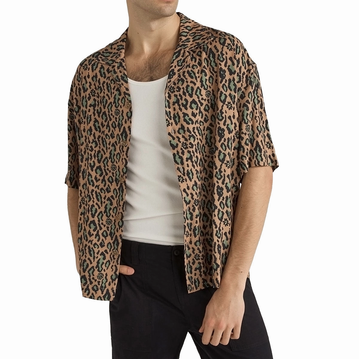 Safety Equipment Rhythm Relaxed Leo Shirt - Mustard Suede Accessories