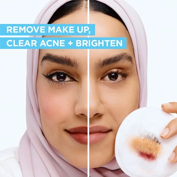 Salicylic Acid Micellar Water Facial Anti-Acne Cleanser and Makeup Remover, for Oily and Acne-Prone