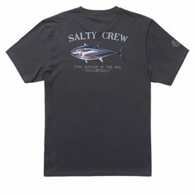 Salty Crew Big Blue T-Shirt - Charcoal Pest Control Exercise Equipment