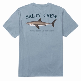 Salty Crew Bruce T-Shirt - Blue Fog Ink Cartridges Athleisure