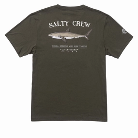 Salty Crew Bruce T-Shirt - Dusty Olive Tools Deodorant