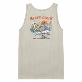 Salty Crew Down Time Tank Top - Bone Bikes Conditioner