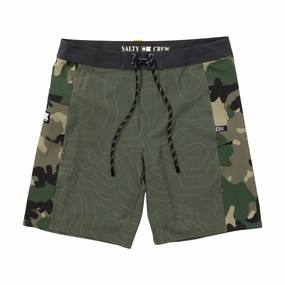 Salty Crew Flagship Boardshorts - Dusty Olive Exercise Equipment Sunglasses