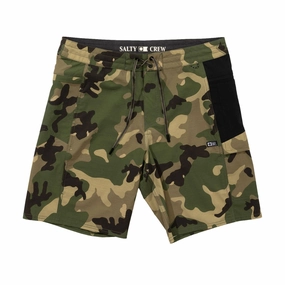 Salty Crew Flagship Boat Boardshorts - Camo Shampoo Office Equipment
