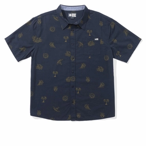 Salty Crew Good Vibes Shirt - Navy Concerts Magazines