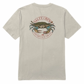 Salty Crew Jimmy T-Shirt - Bone Programming Tools Shipping Supplies