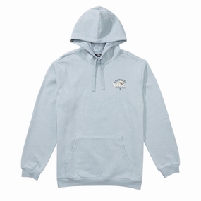 Salty Crew Lurking Fleece Hoodie - Blue Fog Graphic Design Bulk Orders