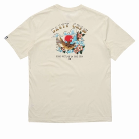 Salty Crew Old School Vintage T-Shirt - Off White Gluten-Free Gloves