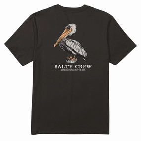 Salty Crew Perched T-Shirt - Black Beauty Products Trash Bags