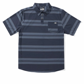 Salty Crew Sundown Perf Tech Polo Shirt - Navy Party Favors Socks