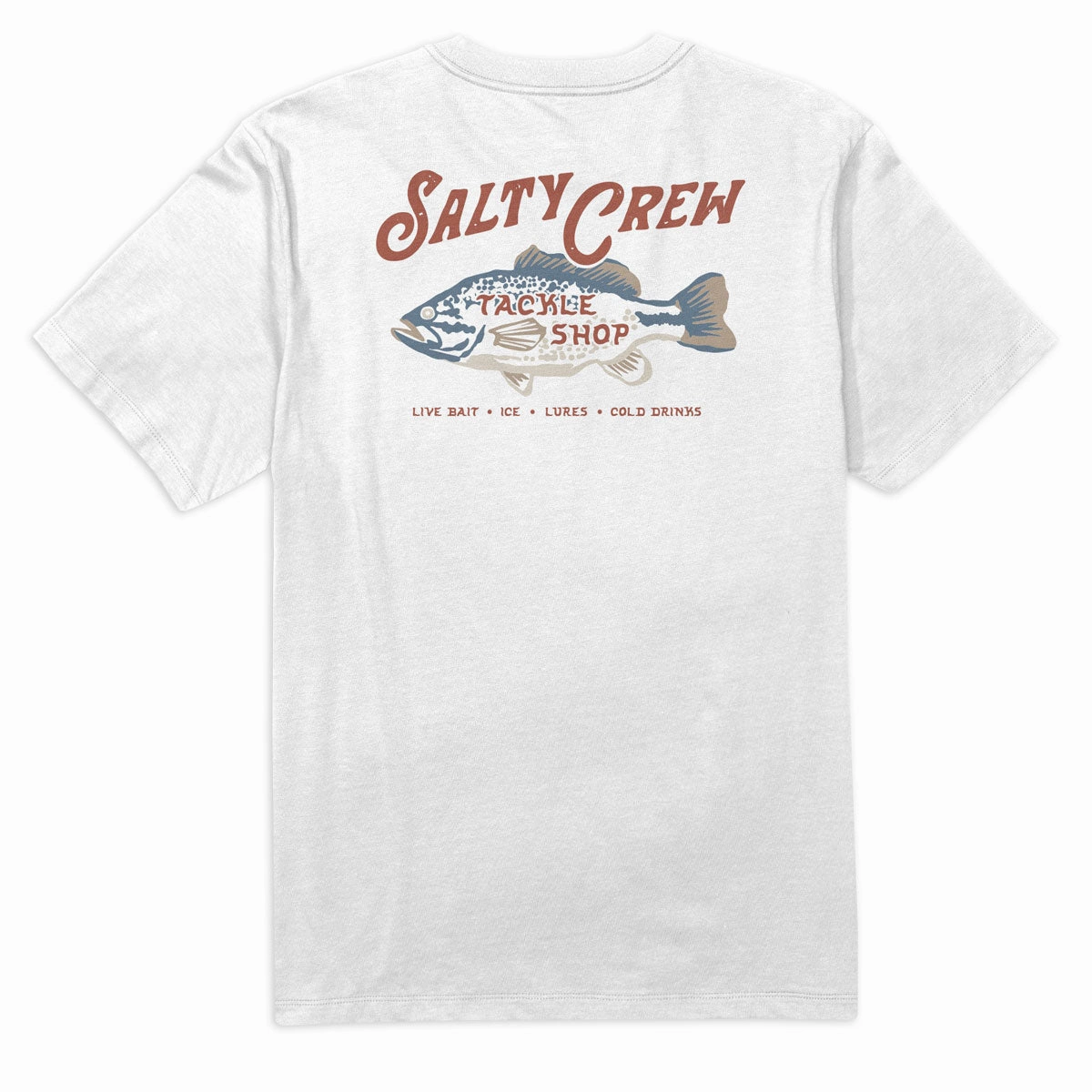 Salty Crew Tackle Shop T-Shirt - White Auto Accessories Uniforms
