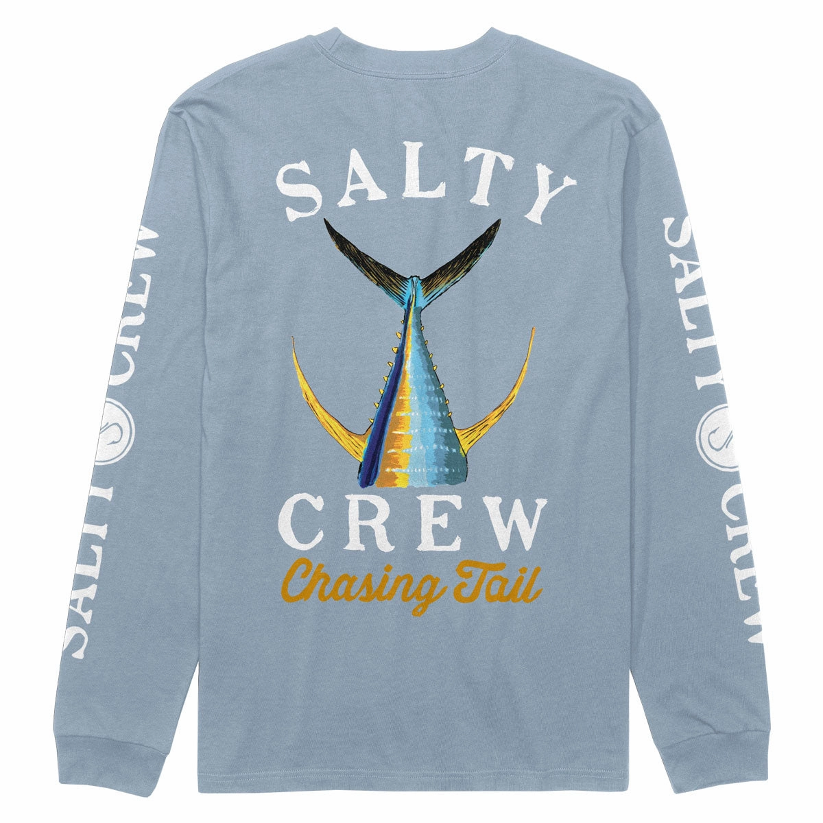 Salty Crew Tailed Classic Long Sleeve T-Shirt - Blue Fog Ribbons Cosplay