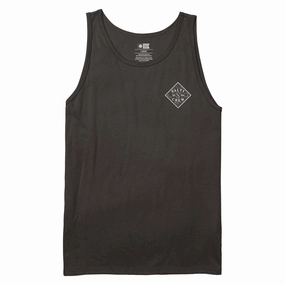Salty Crew Tippet Fill Tank Top - Black Versatile Pieces Embroidered Details