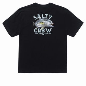 Salty Crew Ulua Classic T-Shirt - Black Party Wear Gym Wear