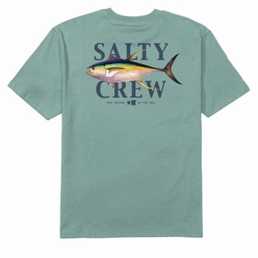 Salty Crew Yellowfin Classic T-Shirt - Mackerel Tech Accessories Organic Food