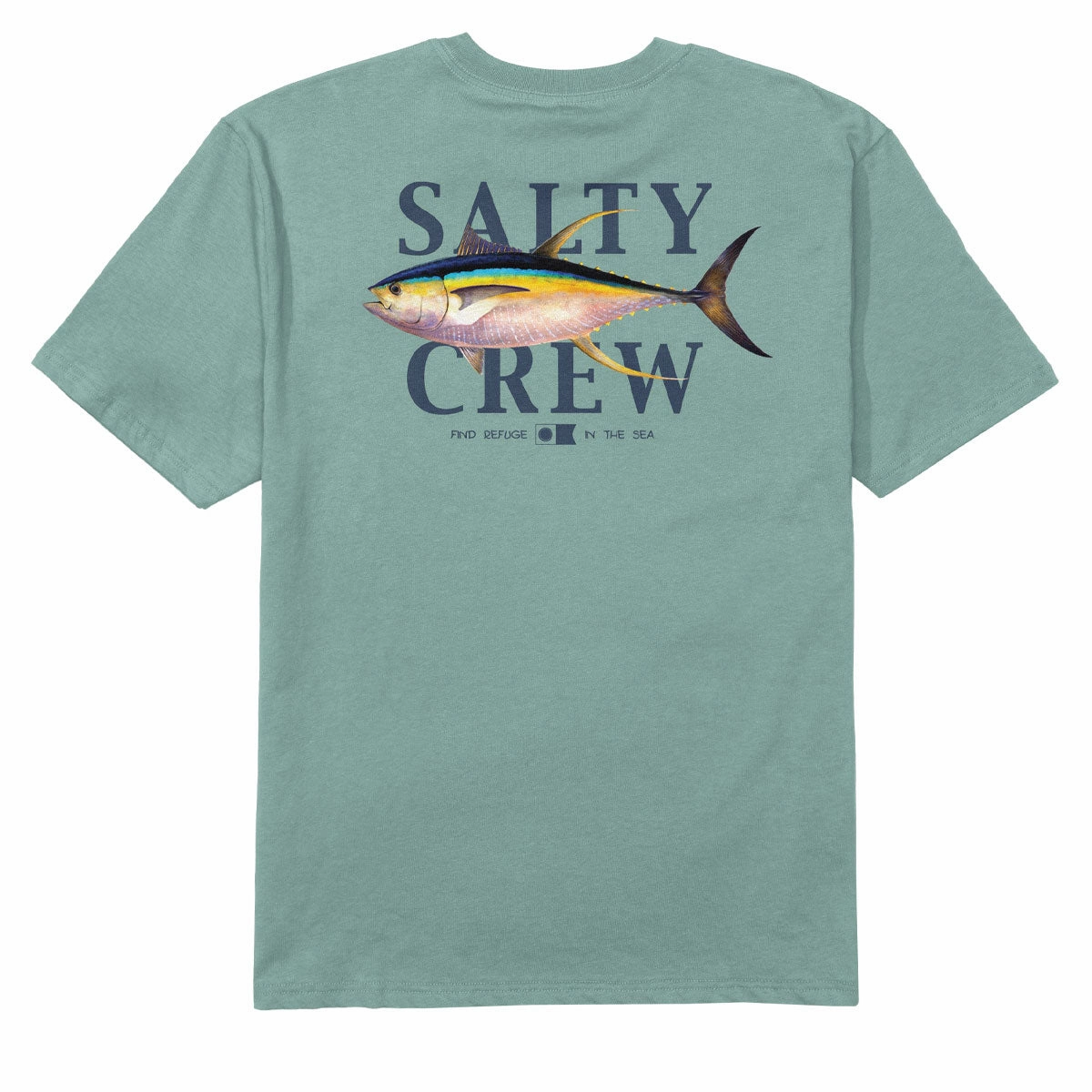 Salty Crew Yellowfin Classic T-Shirt - Mackerel Tech Accessories Organic Food