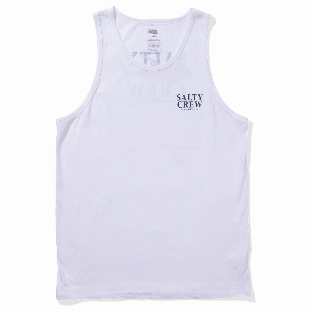 Salty Crew Yellowfin Tank Top - White Conditioner Pots