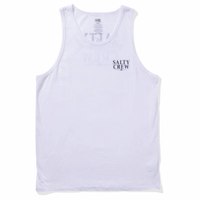 Salty Crew Yellowfin Tank Top - White Conditioner Pots