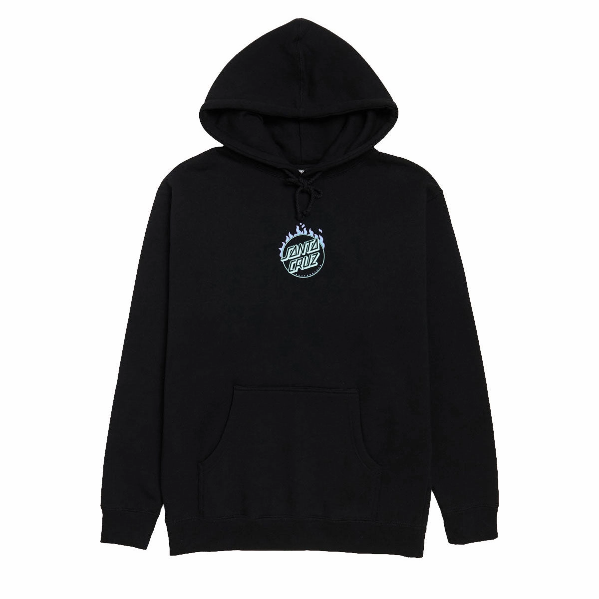 Santa Cruz Burnt Opus Oversized Hoodie - Black Streetwear Running Shoes