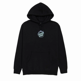 Santa Cruz Burnt Opus Oversized Hoodie - Black Streetwear Running Shoes