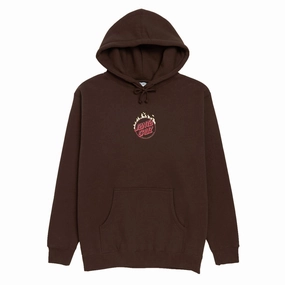 Santa Cruz Burnt Opus Oversized Hoodie - Brown Movies Toner