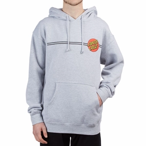 Santa Cruz Classic Dot Hoodie - Grey Heather Copiers Banners