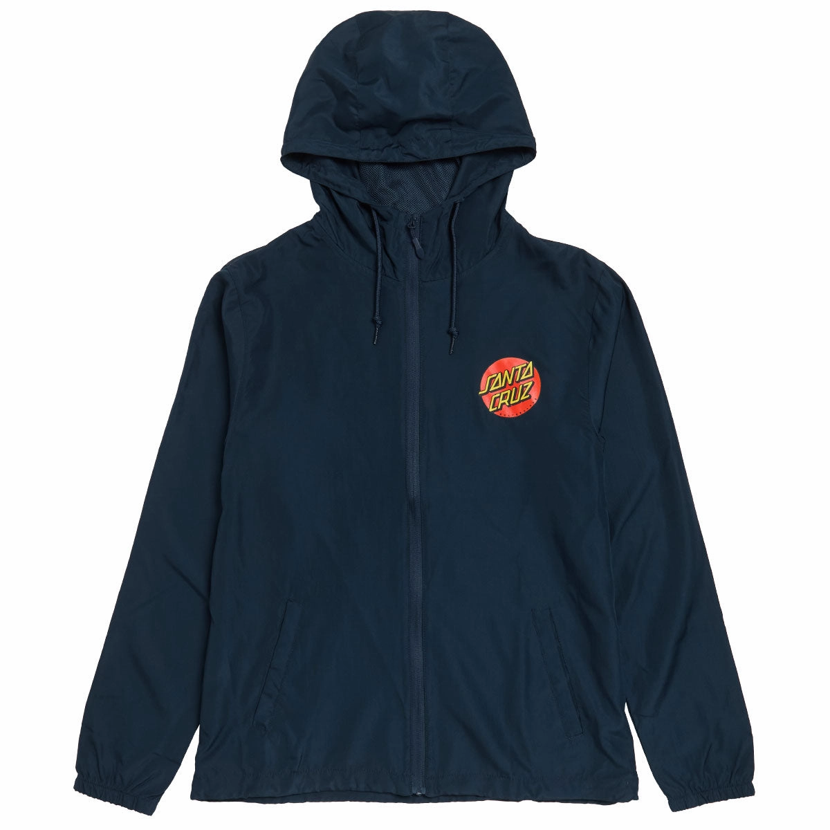 Santa Cruz Cruz Windbreaker Jacket - Classic Navy Cleaning Services Costumes