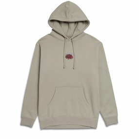 Santa Cruz Dressen Rose Solo Center Hoodie - Cement Suede Accessories Trendy Clothing