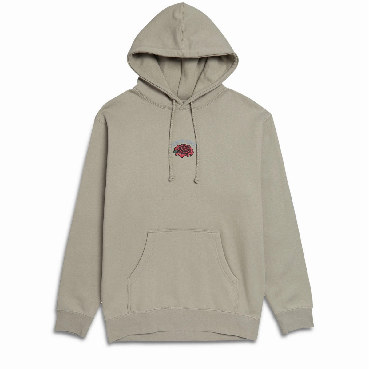Santa Cruz Dressen Rose Solo Center Hoodie - Cement Suede Accessories Trendy Clothing