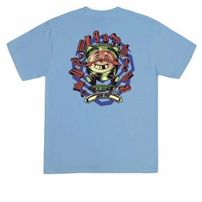 Santa Cruz Grabke All Around T-Shirt - Stone Blue Kitchenware Furniture