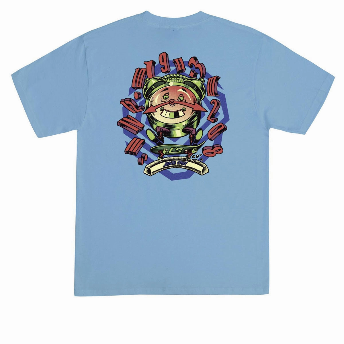 Santa Cruz Grabke All Around T-Shirt - Stone Blue Kitchenware Furniture